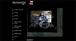 Desktop Screenshot of alchemist.cz
